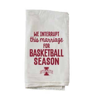 Basketball Season Iowa State University Towel